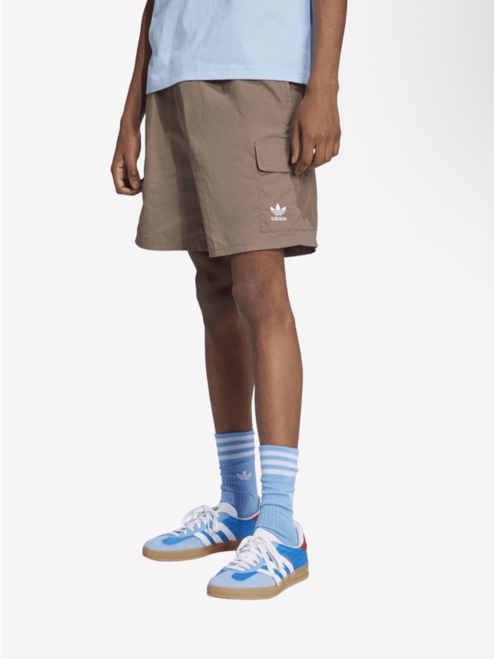 adidas Essential Woven Cargo Shorts Trace Brown